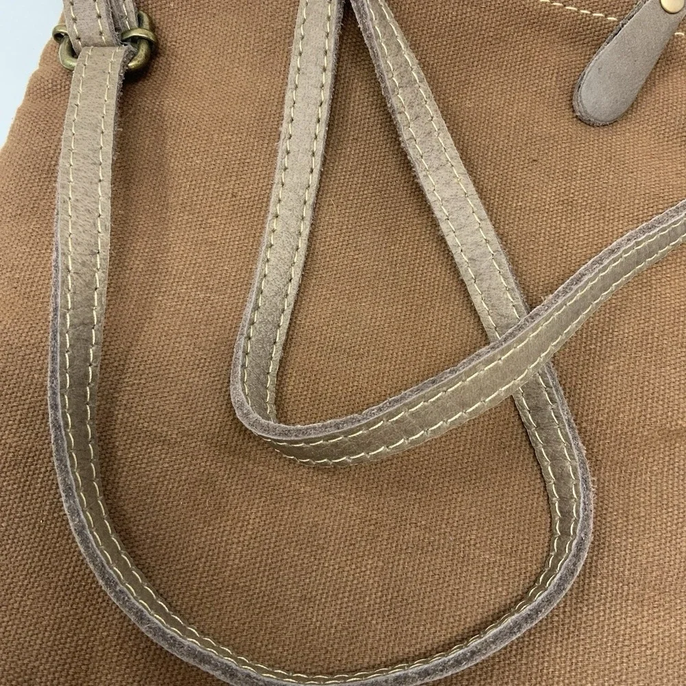 Myra Crossbody Bag Purse Sailing Anchor Harbor‎ Coastal Cottage Nautical Canvas
